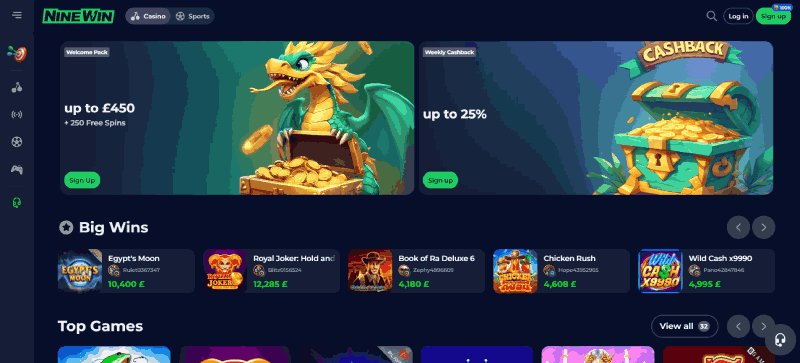 Ninewin casino, nine win casino