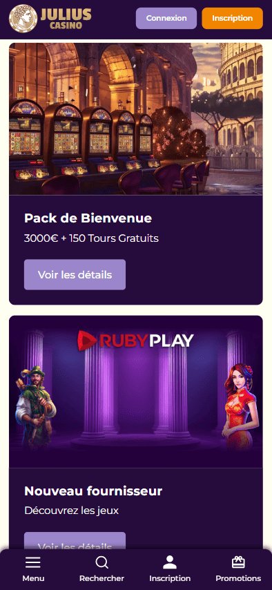 Julius Casino : le panorama des jeux en ligne en France, julius casino france